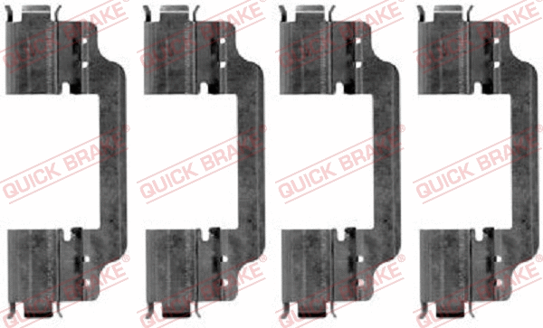 Accessory Kit, disc brake pad (109-1871)