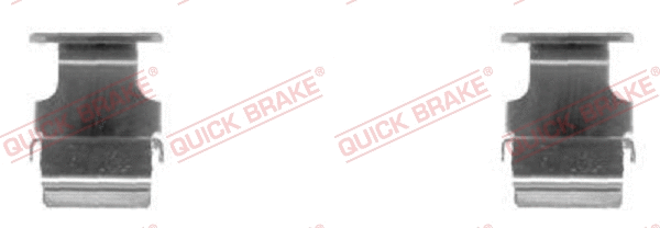 Accessory Kit, disc brake pad (109-1673-1)