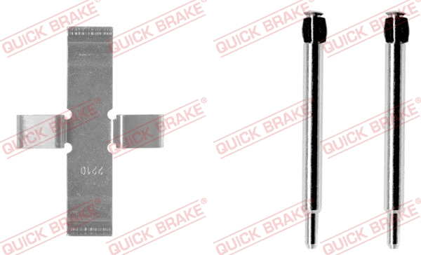 Accessory Kit, disc brake pad (109-0903-1)