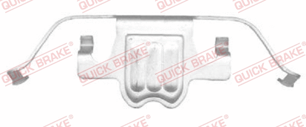 Accessory Kit, disc brake pad (109-1695-1)