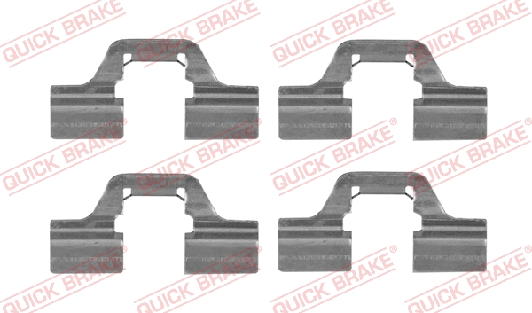 Accessory Kit, disc brake pad (109-1749)