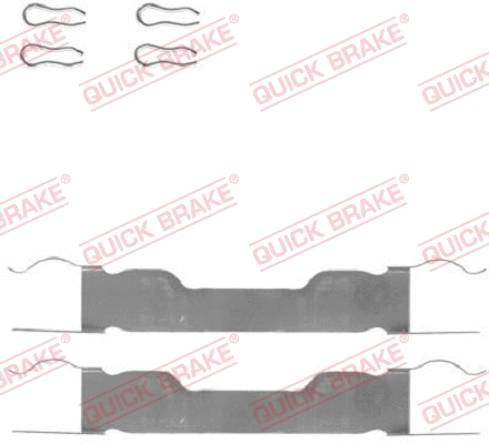 Accessory Kit, disc brake pad (109-0909-1)