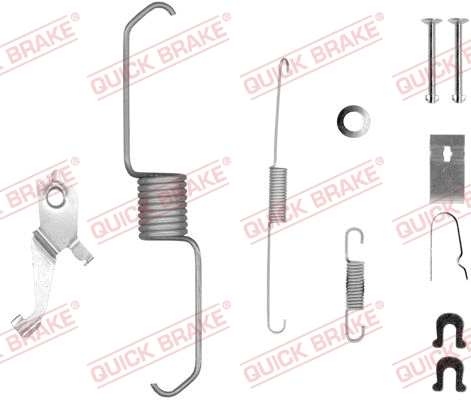 Accessory Kit, brake shoes (105-0855X-1R)