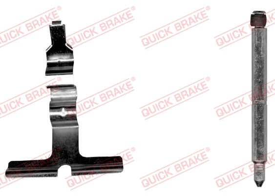 Accessory Kit, disc brake pad (109-1676-1)