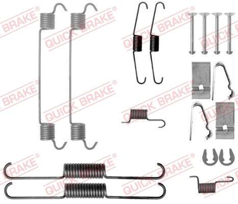 Accessory Kit, brake shoes (105-0038)