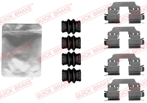 Accessory Kit, disc brake pad (109-1881)