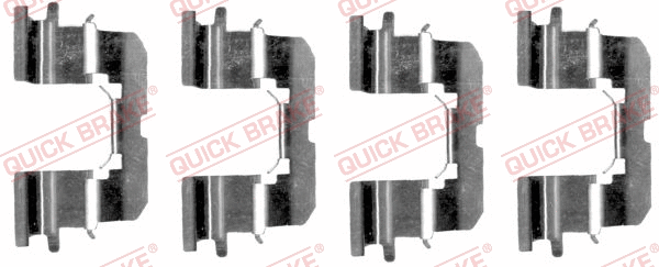 Accessory Kit, disc brake pad (109-1227)