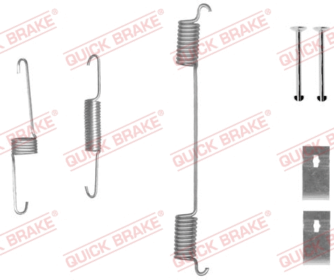 Accessory Kit, brake shoes (105-0859-1R)