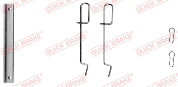 Accessory Kit, disc brake pad (109-1151-1)