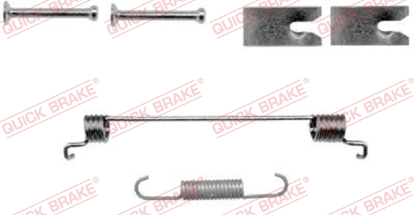 Accessory Kit, brake shoes (105-0866-1L)