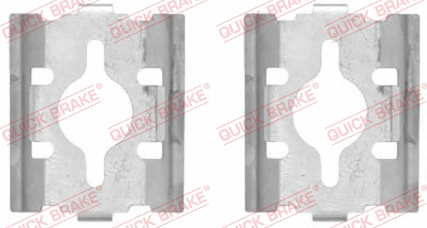 Accessory Kit, disc brake pad (109-1600)