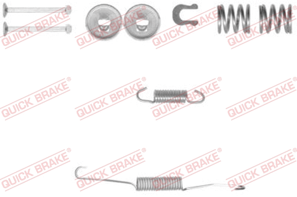Accessory Kit, brake shoes (105-0778-1)