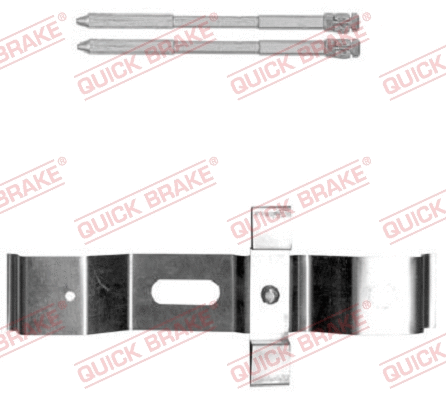 Accessory Kit, disc brake pad (109-0004-1)