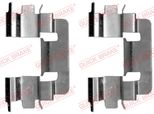 Accessory Kit, disc brake pad (109-1229-1)