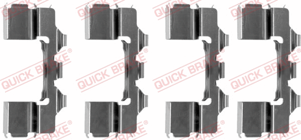 Accessory Kit, disc brake pad (109-1104)