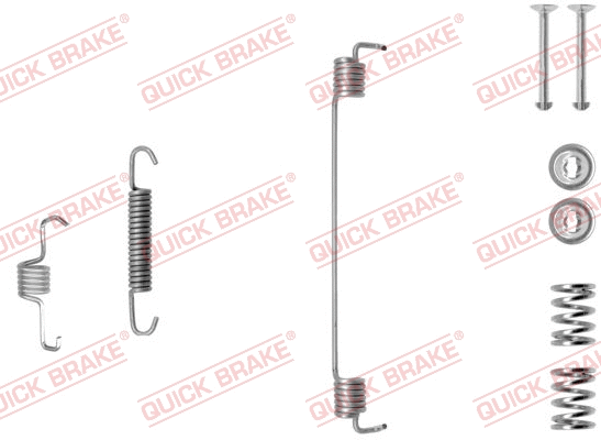 Accessory Kit, brake shoes (105-0819-1R)