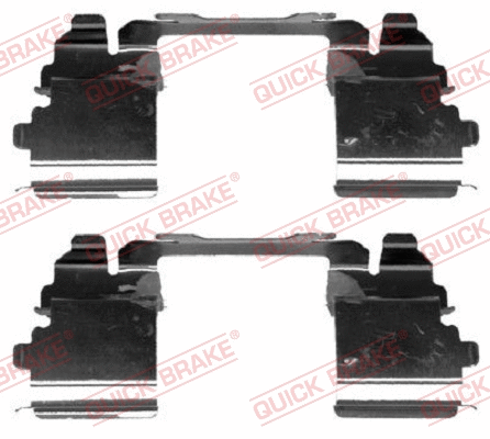 Accessory Kit, disc brake pad (109-1768-1)