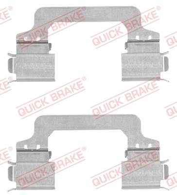 Accessory Kit, disc brake pad (109-1821R-1)