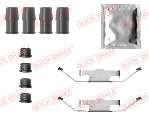 Accessory Kit, disc brake pad (109-0032)