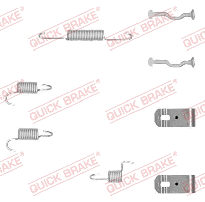 Accessory Kit, parking brake shoes (105-0876-1)