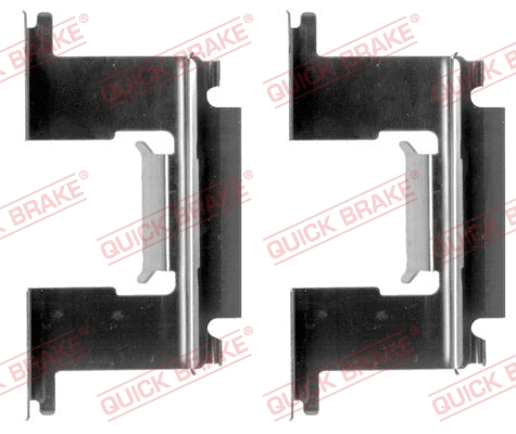 Accessory Kit, disc brake pad (109-1064-1)