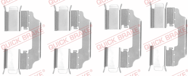 Accessory Kit, disc brake pad (109-1770)