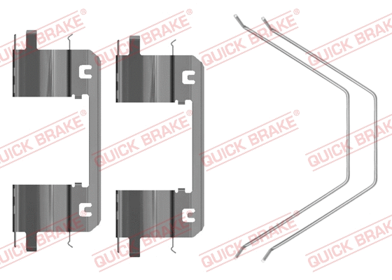 Accessory Kit, disc brake pad (109-0141R-1)
