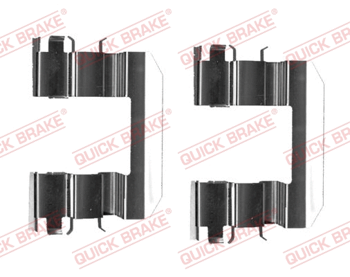 Accessory Kit, disc brake pad (109-0028R-1)