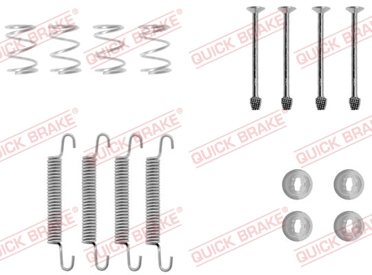 Accessory Kit, parking brake shoes (105-0711)