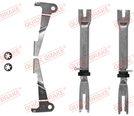 Adjuster Set, drum brake (102 53 013)