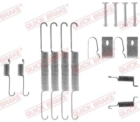 Accessory Kit, brake shoes (105-0670)