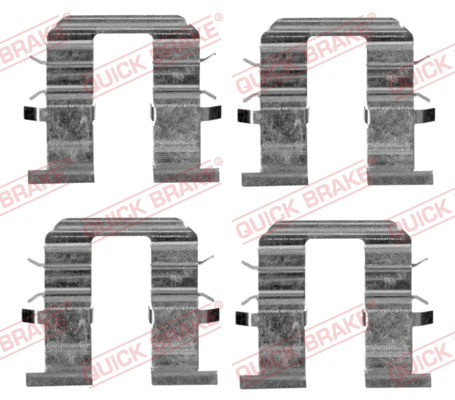 Accessory Kit, disc brake pad (109-1746)