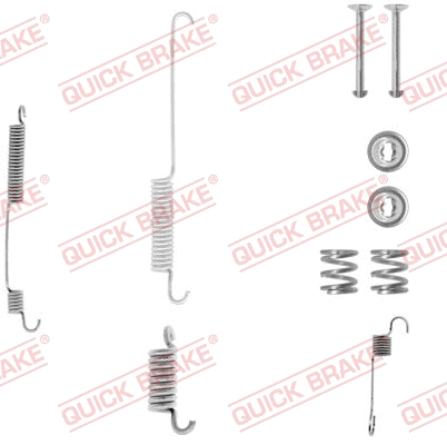 Accessory Kit, brake shoes (105-0600-1R)