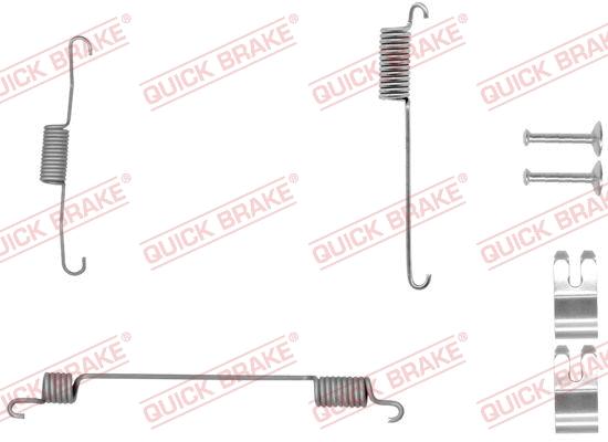 Accessory Kit, brake shoes (105-0030-1R)