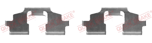 Accessory Kit, disc brake pad (109-1675-1)