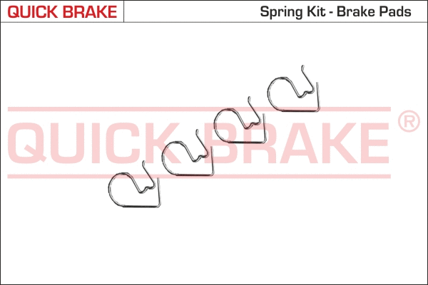 Accessory Kit, disc brake pad (9114K-02)