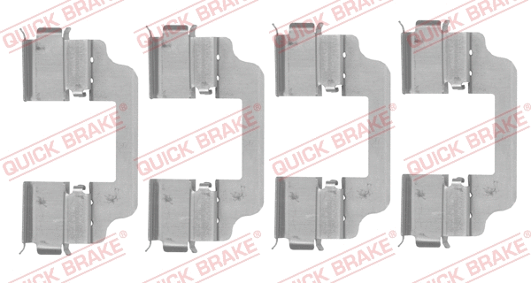 Accessory Kit, disc brake pad (109-0153)
