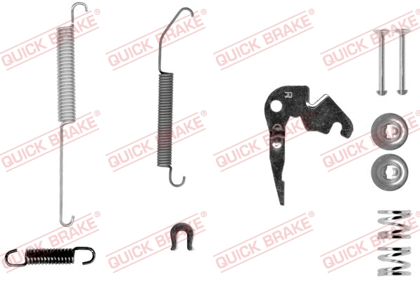 Accessory Kit, brake shoes (105-0033X-1R)