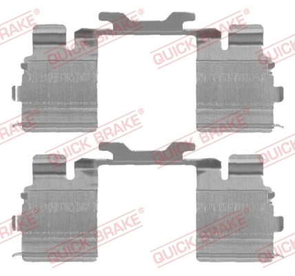 Accessory Kit, disc brake pad (109-1725-1)