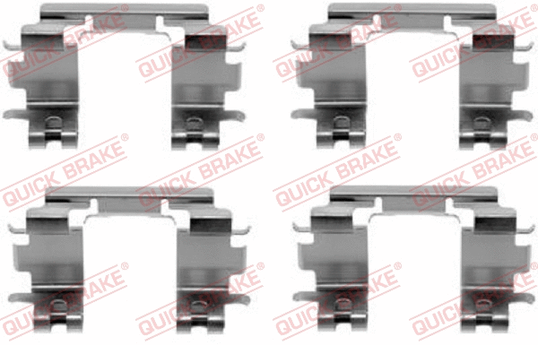 Accessory Kit, disc brake pad (109-1670)