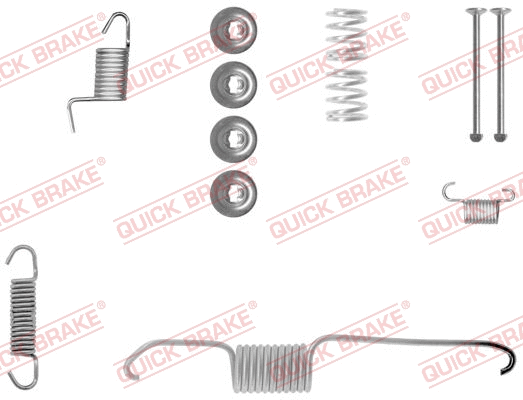 Accessory Kit, brake shoes (105-0065-1L)