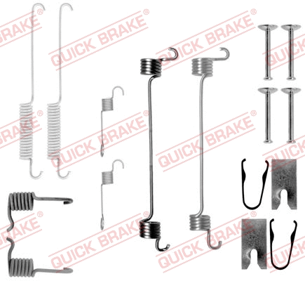 Accessory Kit, brake shoes (105-0749)