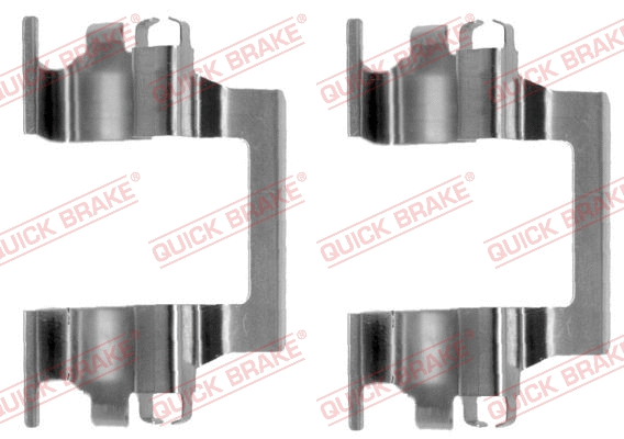 Accessory Kit, disc brake pad (109-1117-1)