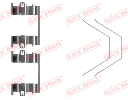 Accessory Kit, disc brake pad (109-0016-1)