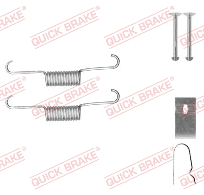 Accessory Kit, parking brake shoes (105-0884-1)