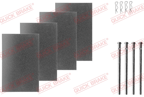 Accessory Kit, disc brake pad (109-0983R)