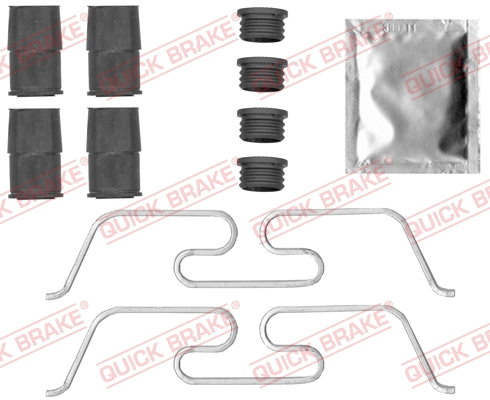 Accessory Kit, disc brake pad (109-0050)