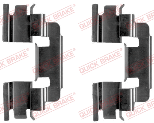 Accessory Kit, disc brake pad (109-1249-1)