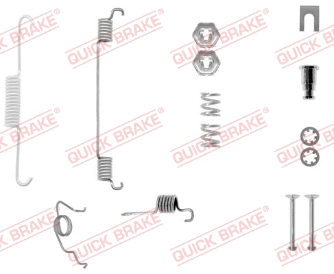 Accessory Kit, brake shoes (105-0626-1R)