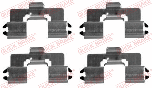 Accessory Kit, disc brake pad (109-1666)